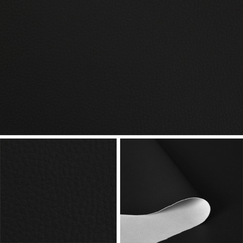 Kunstleder schwarz leder - schwarz,